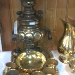 ست سماور برنجی 