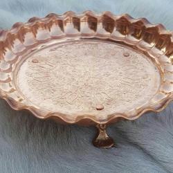 سینی برنجی قلمکاری
